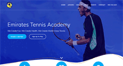 Desktop Screenshot of emirates-tennisacademy.com