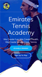 Mobile Screenshot of emirates-tennisacademy.com
